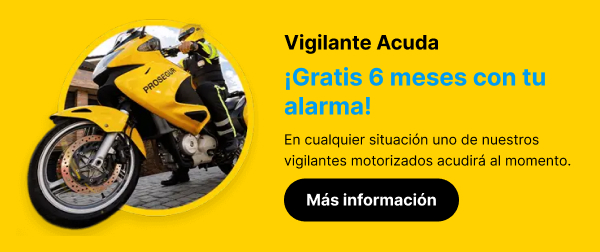 Vigilante Acuda gratis 6 meses con tu alarma